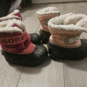 Sorel winter snow boots size toddler 8